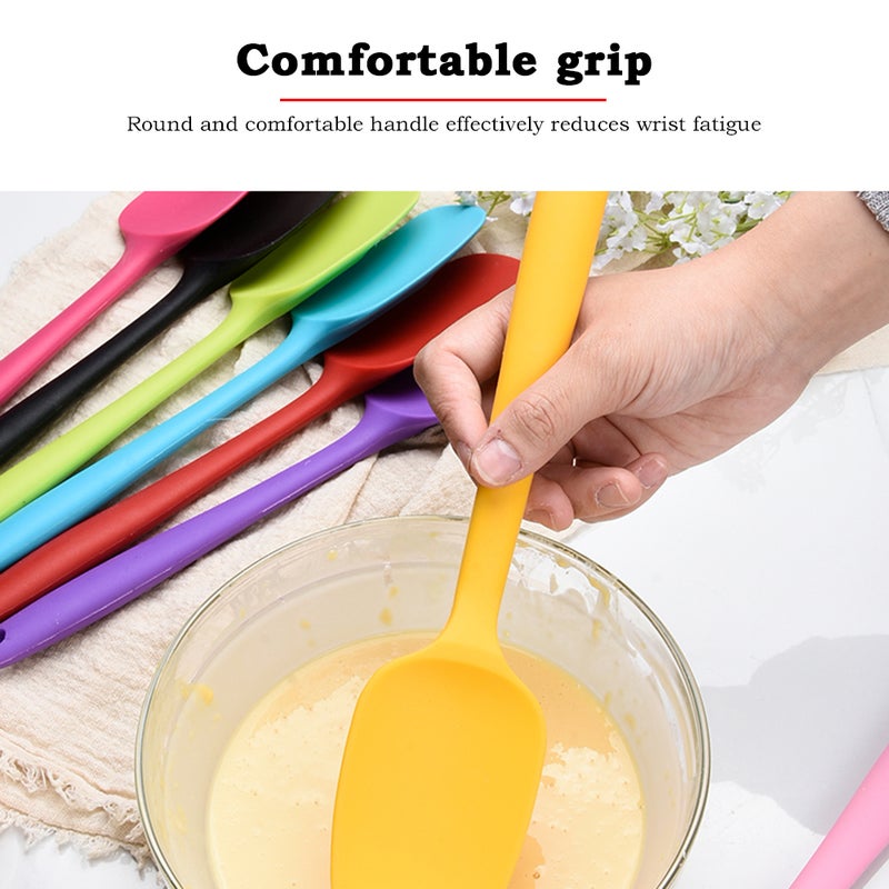 Silicone Spatula Heat-Resistant Spatulas Non-stick Spatulas for Home Cooking Baking Decoration - Image 4
