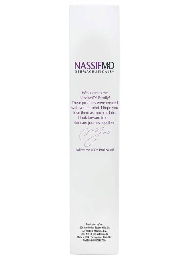 nassif md NASSIFMD Hydro-Screen with Hyaluronic Acid Lip Pluming Oil Formula for Dry Lips, Hydrating Softening Lip Maximizing Serum, Ceramide Jojoba Glaze Gloss - Image 1