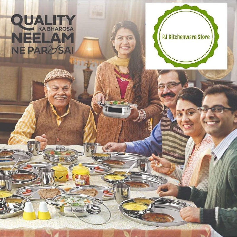 RJ kitchenware Store Stainless Steel Premium Dinner Set (Set of 50 Pcs) - Image 5