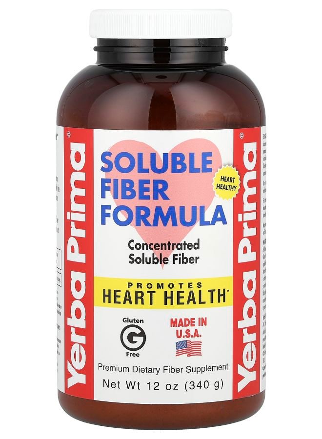 Yerba Prima Soluble Fiber Formula 12 oz (340 g)