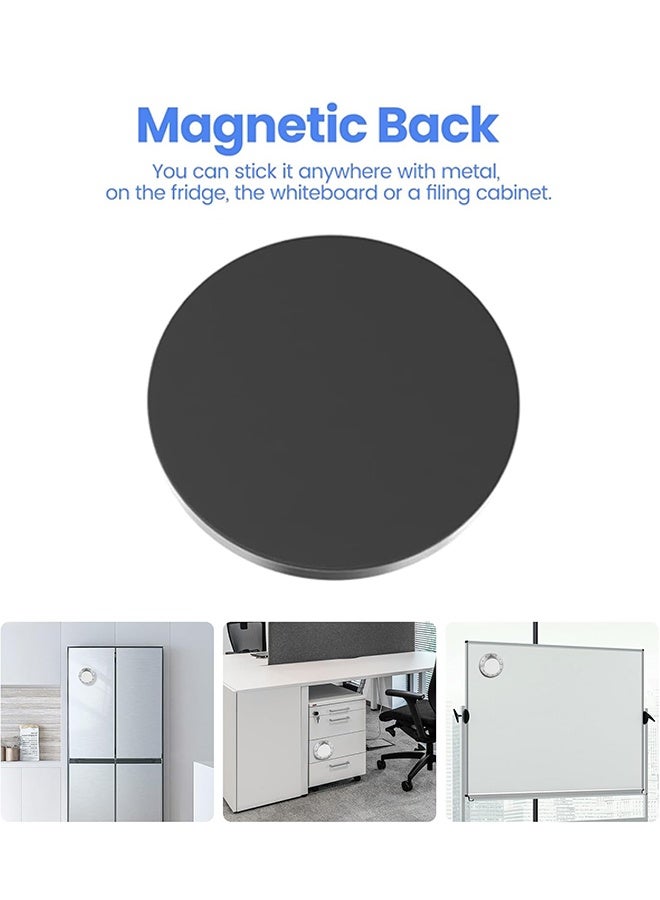 Sweet Life Kitchen Timer, Chef Cooking Timer Clock with Loud Alarm, No Batteries Required, 100% Mechanical - Magnetic Backing, Exquisite Stainless Steel Body - Countdown Reminder - Silver 1Pack - Image 2