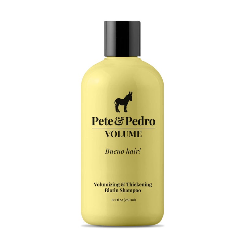 Pete & Pedro VOLUME SHAMPOO - Volumizing & Thickening Biotin Hair Strengthening Men's & Women Daily Cleansing Shampoo | Alcohol & Paraben Free | As Seen on Shark Tank, 8.5 oz. - Image 1