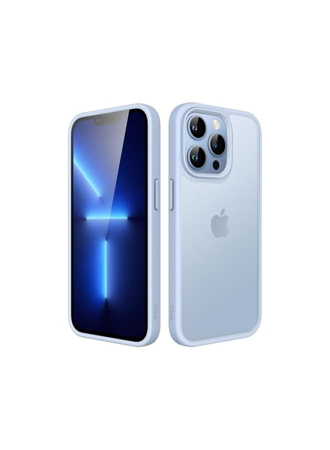 JETech Matte Case for iPhone 13 Pro 6.1-Inch, Shockproof Military Grade Drop Protection, Frosted Translucent Back Phone Cover, Anti-Fingerprint (Sky Blue) - Image 1