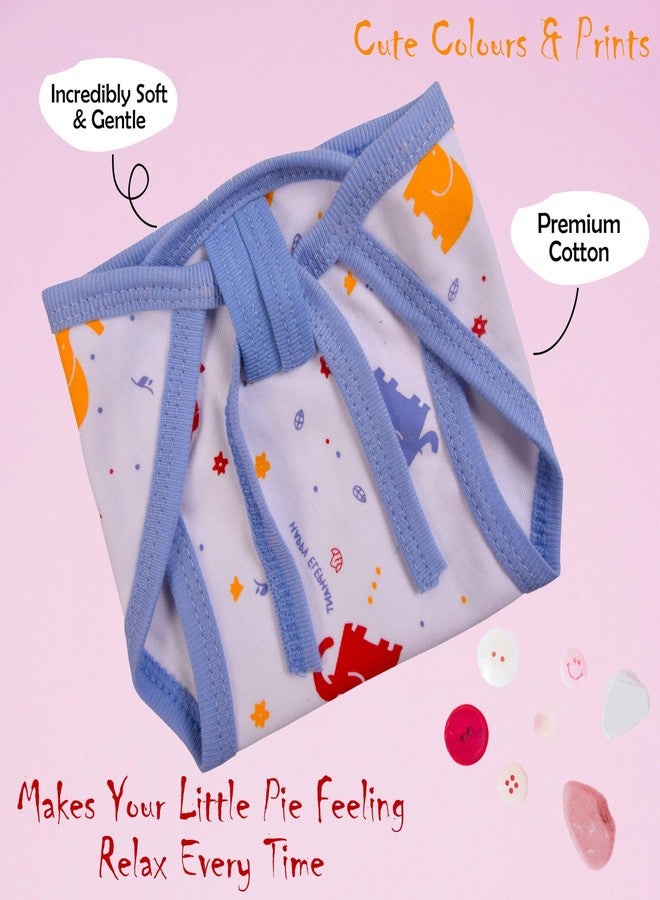 Toddylon منتجات توديلون للأطفال حديثي الولادة | ملابس أطفال | حفاضات قماشية | لانغوت | حفاضات | قطن | قابلة لإعادة الاستخدام | قابلة للغسل | حفاضات (من 0 إلى 6 أشهر، عبوة من 20 قطعة) - Image 4