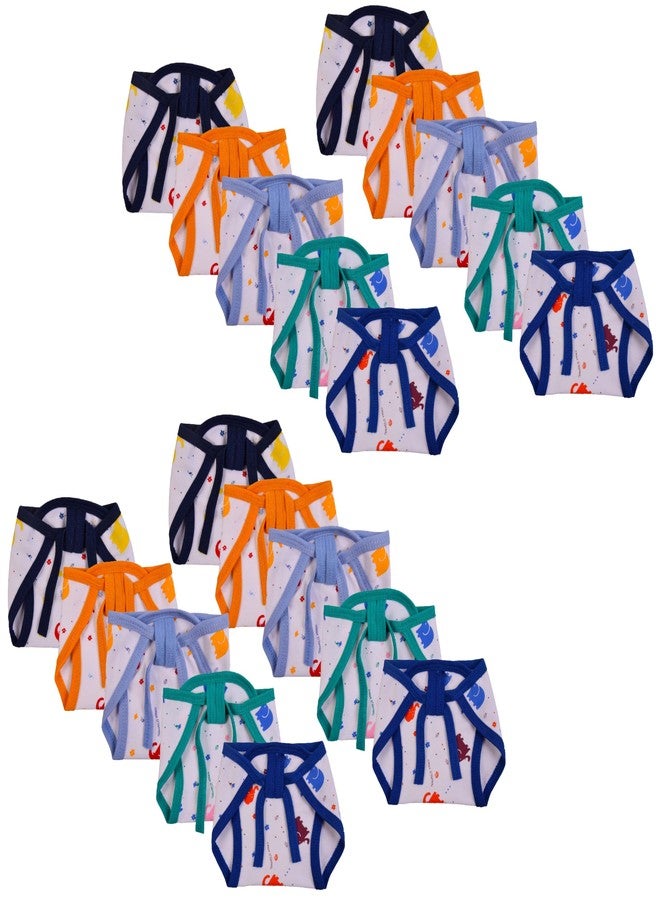 Toddylon منتجات توديلون للأطفال حديثي الولادة | ملابس أطفال | حفاضات قماشية | لانغوت | حفاضات | قطن | قابلة لإعادة الاستخدام | قابلة للغسل | حفاضات (من 0 إلى 6 أشهر، عبوة من 20 قطعة) - Image 2