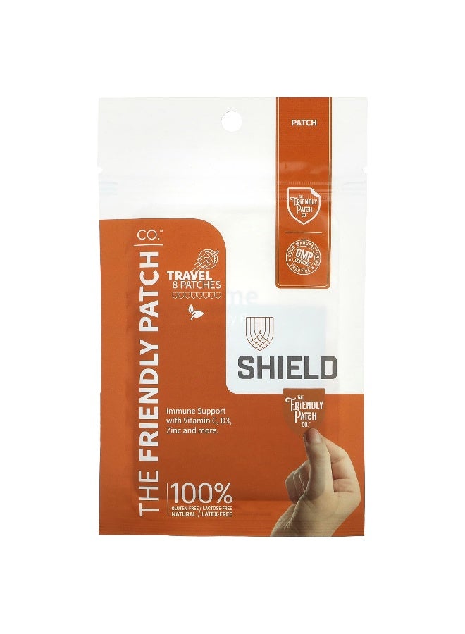 The Friendly Patch The Friendly Patch, Shield, Immune Patch, 8 Patches  - Image 1