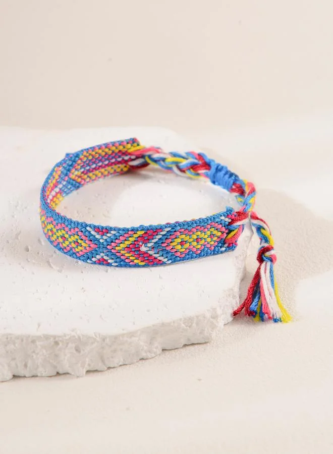Take Two  Multi-Color Woven Friendship Bracelet for Women | Best Price UAE