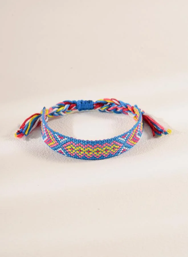Take Two  Multi-Color Woven Friendship Bracelet for Women | Best Price UAE