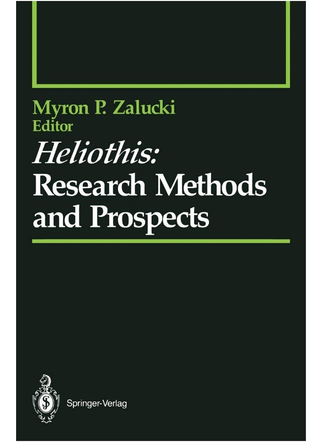 Heliothis: Research Methods and Prospects 