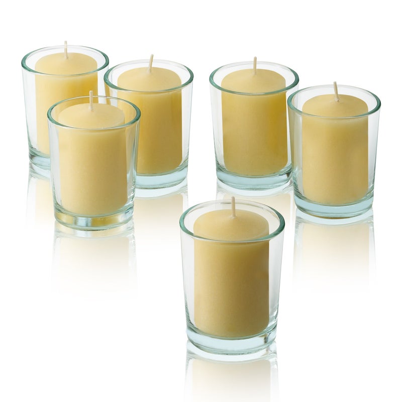 Light In The Dark Ivory Votive Candles - Box of 36 Unscented Bulk Candles - 15 Hour Burn Time - for Weddings, Restaurants, Parties, Spa and Decorations. - Image 4