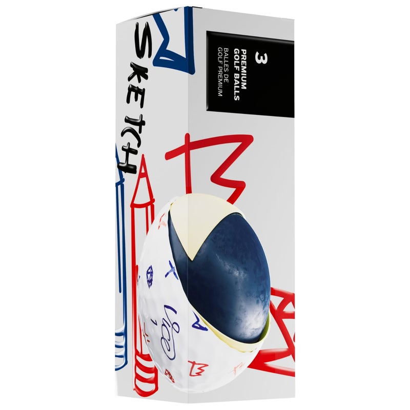 Vice Golf Vice Tour Limited Edition Golf Balls (Sketch) - Image 2
