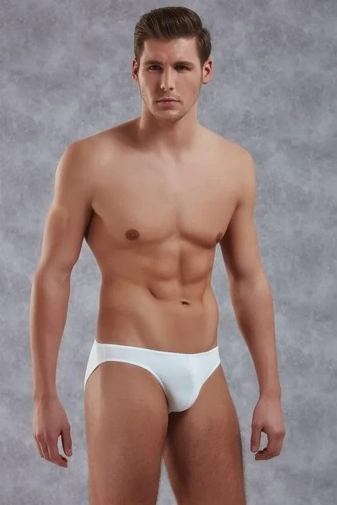 Doreanse Men's Modal Thin Waistband White Slip C1T8N2O1