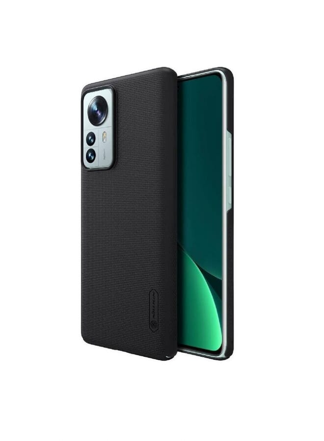 Nillkin Super Frosted Shield Hard Back Case Cover For Xiaomi 12 Pro Black - Image 2