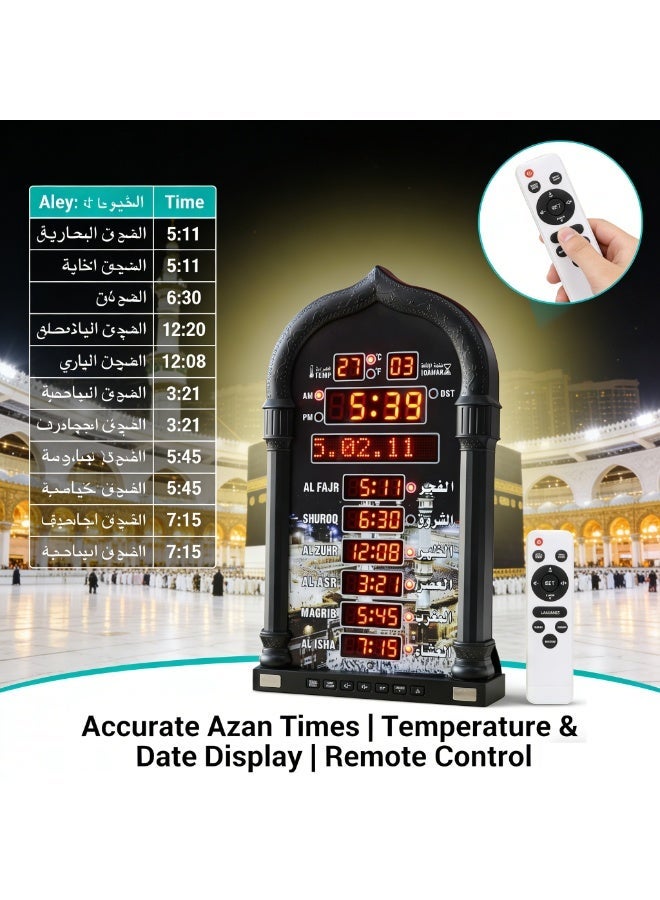 Crony ساعة أذان LED للمنزل مع صوت - Image 3