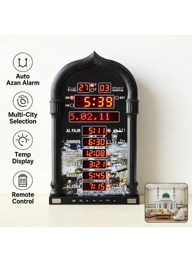 Crony ساعة أذان LED للمنزل مع صوت - Image 5