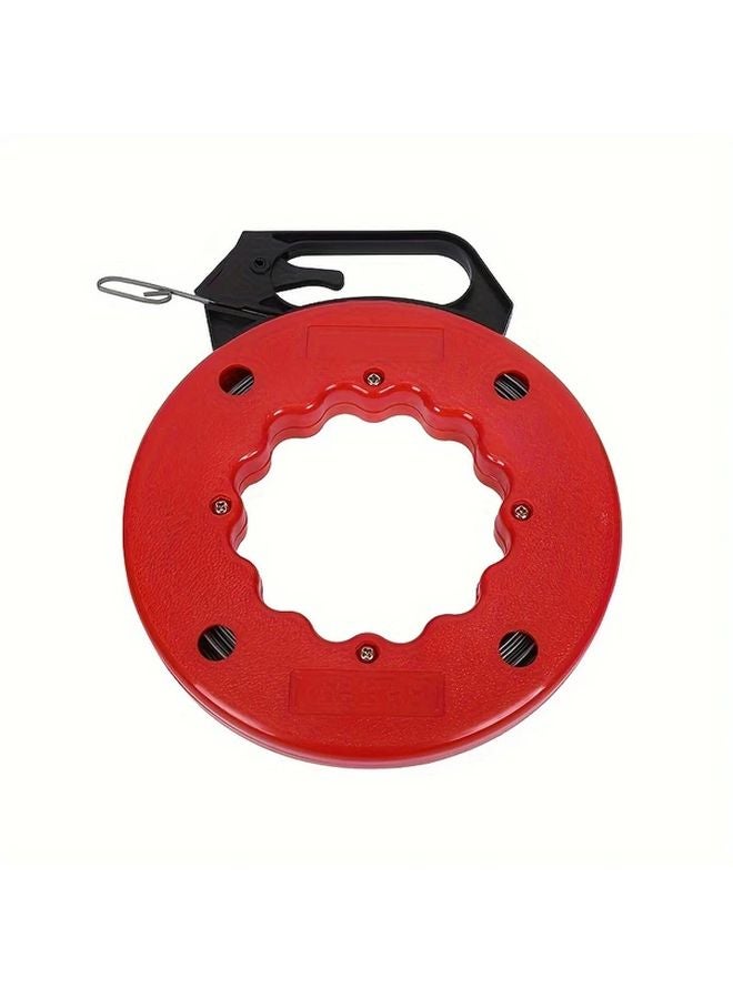 سحب أسلاك فولاذية دقيق مزدوج النهاية 15 متر 50 قدم بمقبض صدفة محسن لتحسين المنزل - Image 2