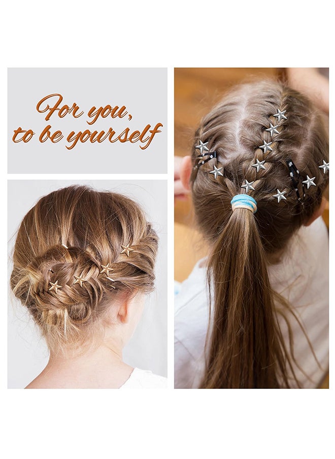 Depend - Star Hair Clips, 20 Pieces Star Spiral Hair Pins, Vintage Star Bridal Hair Pins, Star Swirl Hair Twists Coils Hair Clip, Bridal Hair Pins Wedding Hair Accessories For Women Ladies - Image 1
