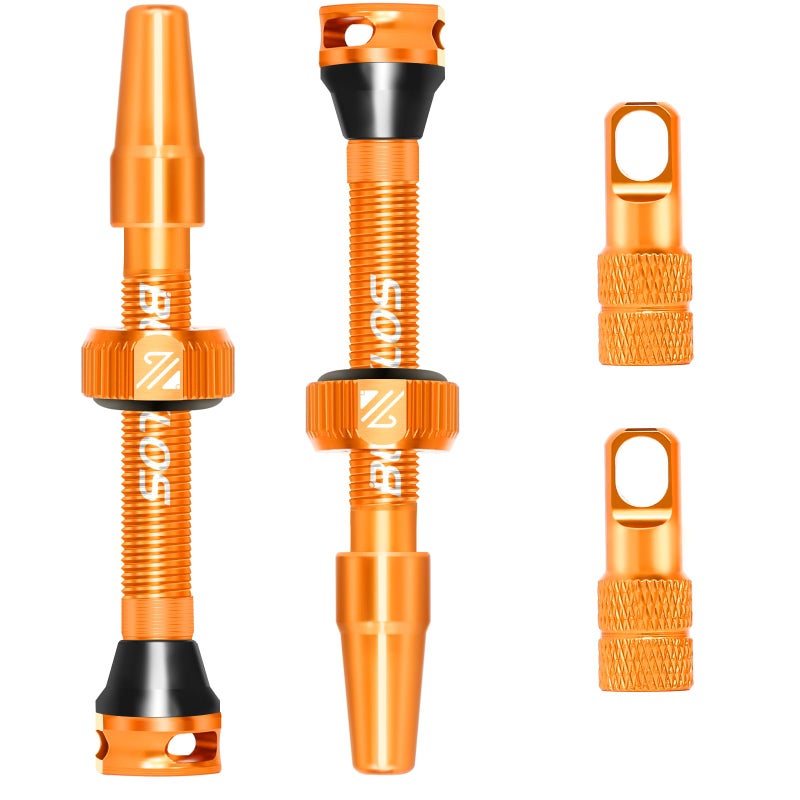 BUCKLOS Tubeless Presta Valve Stem 40/44/55/60/65/80/100 mm, Valve Stem Kit with Valve Core Removal Tool for Road Bike/Mountain Bike/MTB, Fit Most Bicycle Rims, Super Light Durable Aluminum Stem - Image 1