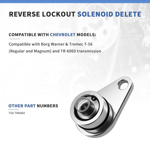 RABROPAR Transmission Reverse Lockout Solenoid Remove Kit Fit for T56 T-56 TR-6060, Reverse Lockout Solenoid Delete for T-56 Regular and Magnum/TR-6060 transmission - Image 3