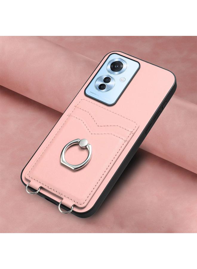 S-TOP Case For OPPO Reno11 F Thai Version R20 Ring Card Holder Phone Case - Image 2