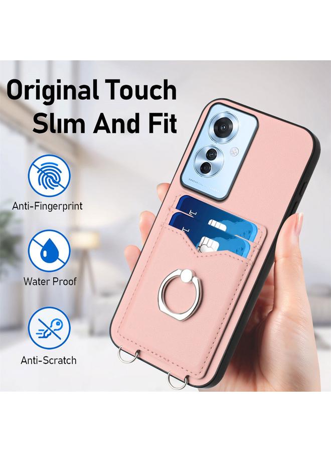 S-TOP Case For OPPO Reno11 F Thai Version R20 Ring Card Holder Phone Case - Image 5