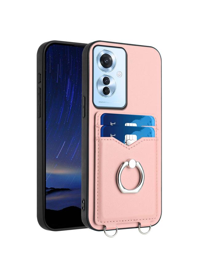 S-TOP Case For OPPO Reno11 F Thai Version R20 Ring Card Holder Phone Case - Image 1