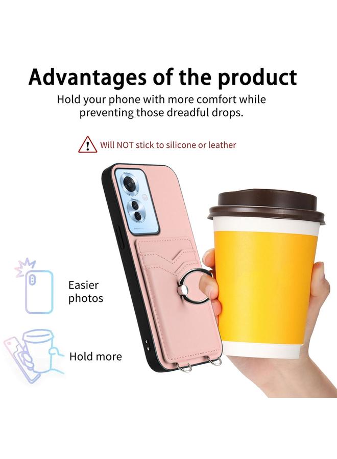 S-TOP Case For OPPO Reno11 F Thai Version R20 Ring Card Holder Phone Case - Image 3