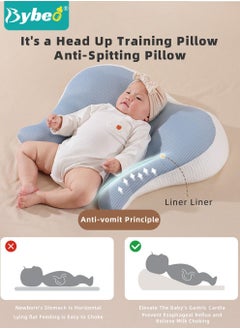 Bybeo Baby Look Up and Lying Pillow, Nursing Pillow for Breastfeeding, Multi-Functional Original Plus Size Breastfeeding Pillows Give Mom and Baby More Support  - Image 5
