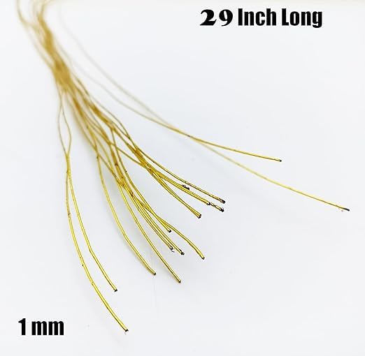 Prabhas Designs Flexible Metal WireCraft Wire Gold and Silver Easy to cut for Flower Making Jewelry Making Arts Approx 150 pcs Gold  - Image 3