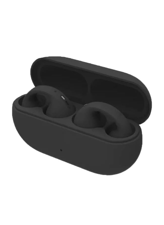 ARNO - - Ambie Sound Earcuffs, Sound Earcuffs Upgrade Plus Earring Wireless Bluetooth Earphones TWS Ear Hook Headset Sport Earbuds (Black) - Image 1