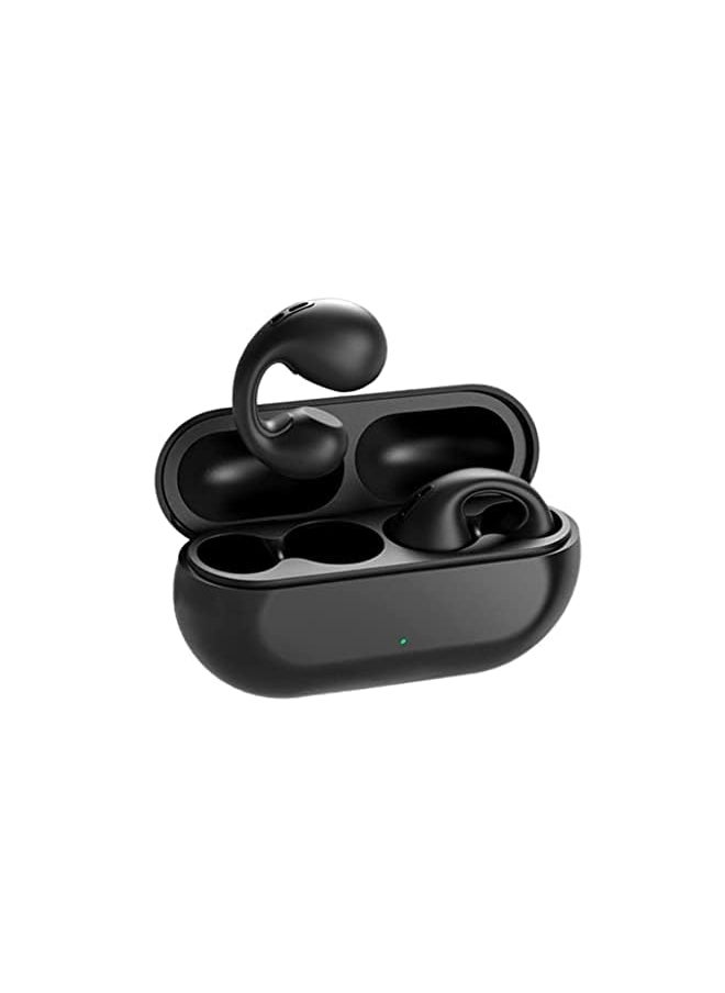 ARNO - - Ambie Sound Earcuffs, Sound Earcuffs Upgrade Plus Earring Wireless Bluetooth Earphones TWS Ear Hook Headset Sport Earbuds (Black) - Image 1