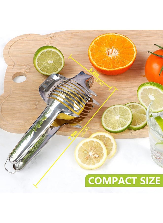 Quantum Stainless Steel Slicer, Round Fruits Onion Shreader Cutter,  Tomato and Other Vegetables Household Kitchen Tools - Image 2