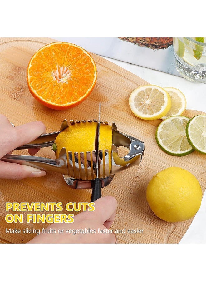 Quantum Stainless Steel Slicer, Round Fruits Onion Shreader Cutter,  Tomato and Other Vegetables Household Kitchen Tools - Image 5