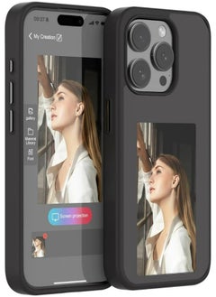 E-Ink Phone Case/Cover Smart Ink Screen Phone Case, NFC Memory Case for iPhone with Photo Screen, Funda Digital Inteligente , for iPhone 16 Pro