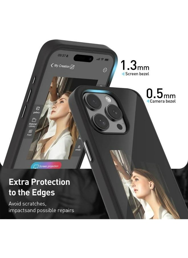 Kameleon - E-Ink Phone Case/Cover Smart Ink Screen Phone Case, NFC Memory Case for iPhone with Photo Screen, Funda Digital Inteligente , for iPhone 16 Pro - Image 1