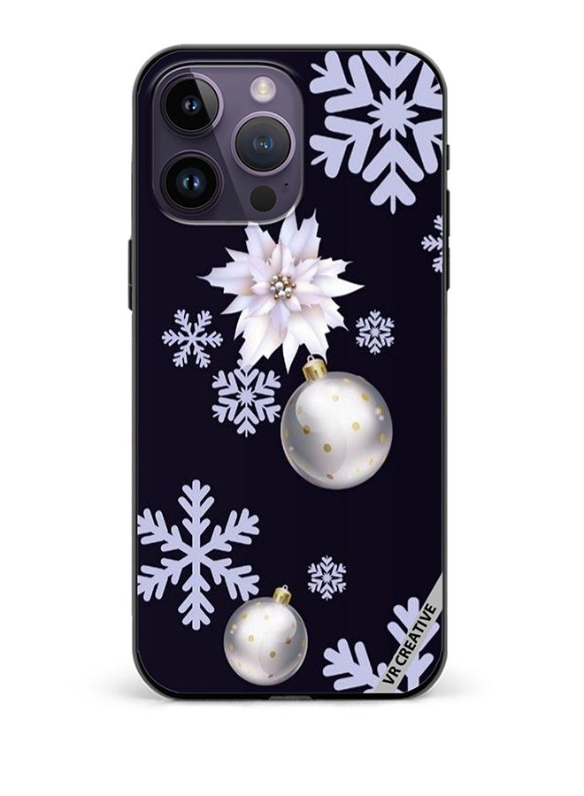 VR CREATIVE Protective Case Cover For Apple iPhone 15 Pro Winter Snow Art Design Multicolour - Image 1