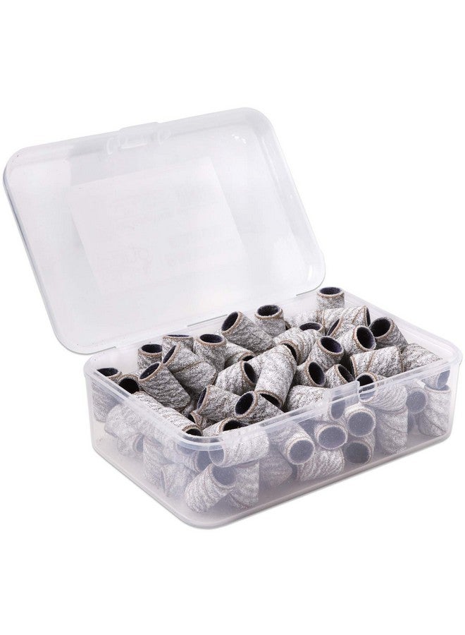 بانا مجموعة من 100 قطعة من أشرطة صنفرة الأظافر الاحترافية من بانا، مناسبة تمامًا لرؤوس مثقاب الأظافر للأظافر الأكريليكية (حبيبات 120، شكل حمار وحشي) - Image 1