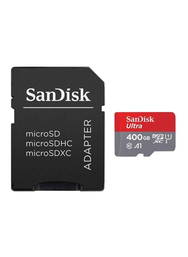 sandisk Ultra microSDXC UHS-1 Card With Adapter Red/Grey - Image 1
