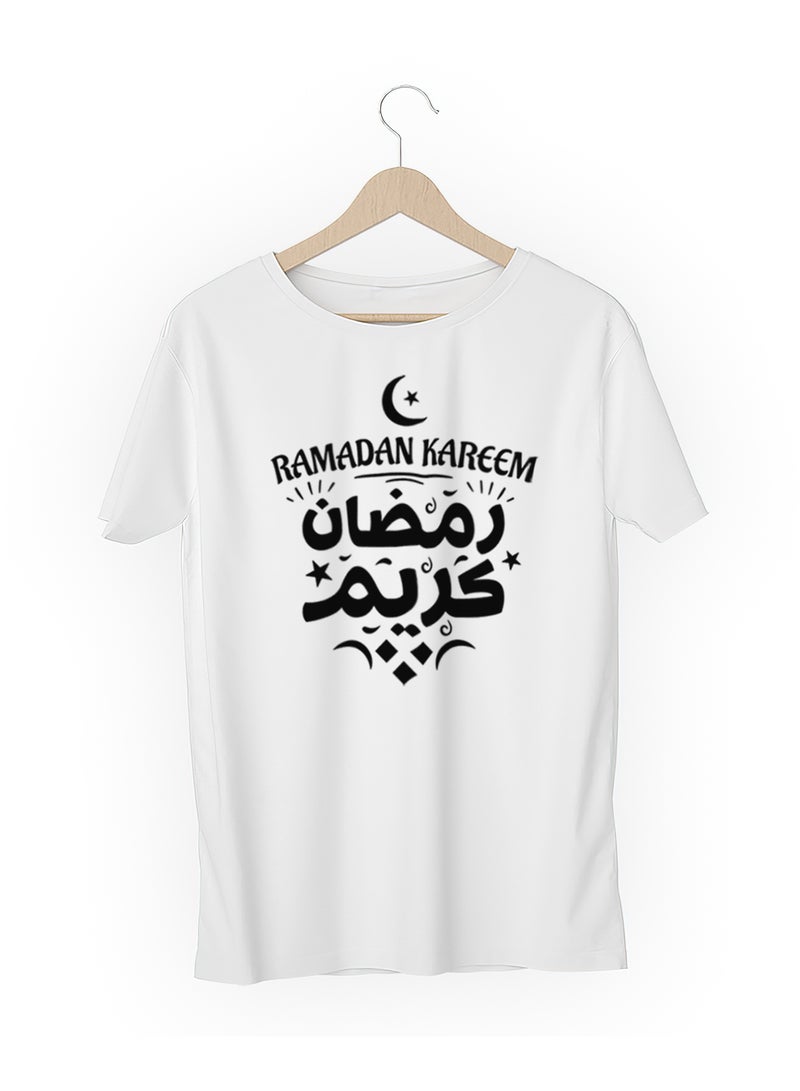 عالم الموضة تيشرت قطن بطباعة عالية الجودة بتصميم رمضان - Image 3