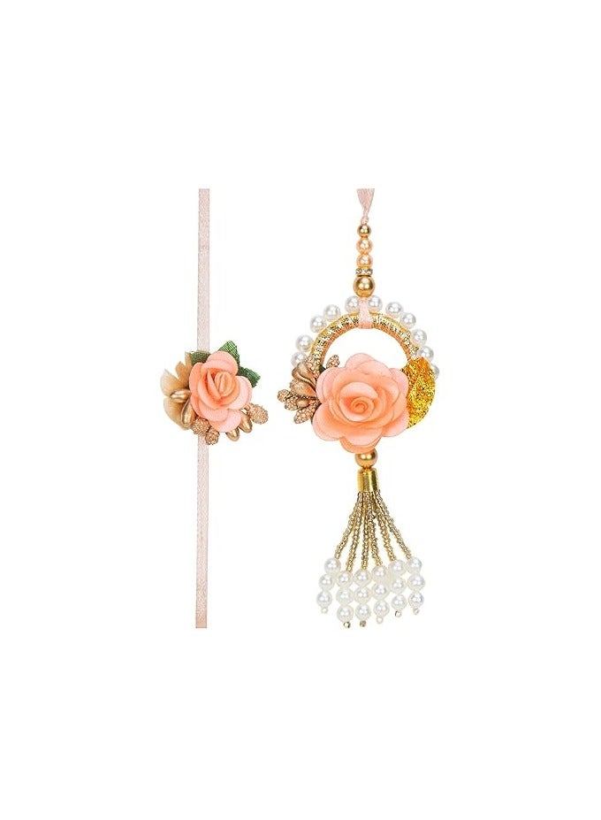 مجموعة رياش كامي بزار ميناكاري للأخ والأخت وزوجها وزوجها - راخي للأخ، البهيا، والأخ - لُنبَة راخي للبهبي، الأخت - Image 1