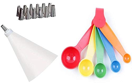 MASTER ROYAL BACKNCOOK TOOLS 2in1 Combo Icing Bag with 5 Small Measuring Spoon Set Master Royal Bakncook ToolsAmazingShop - Image 4