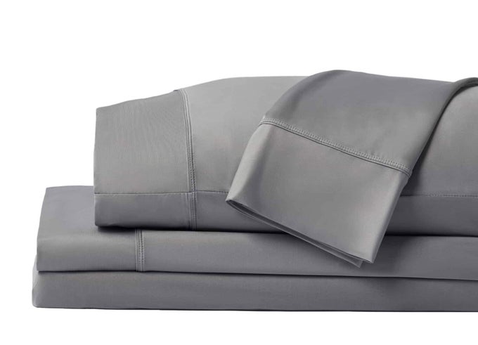 ORIGINAL PERFORMANCE SHEET SET WITH 2 PILLOWCASES ULTASOFT FABRIC TRANSFERS HEAT AND BREATHES BETTER THAN TRADITIONAL COTTON GRAPHITE KINGCALIFORNIA KING