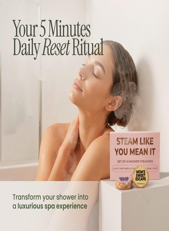 MESMOS 6 Assorted Shower Steamers Aromatherapy, Gifts for Moms Who Have Everything, Birthday Presents, Good Things & Unique Gifts for Mom from Daughter & Son, Relaxation Self Care Mom Gift Items - Image 2