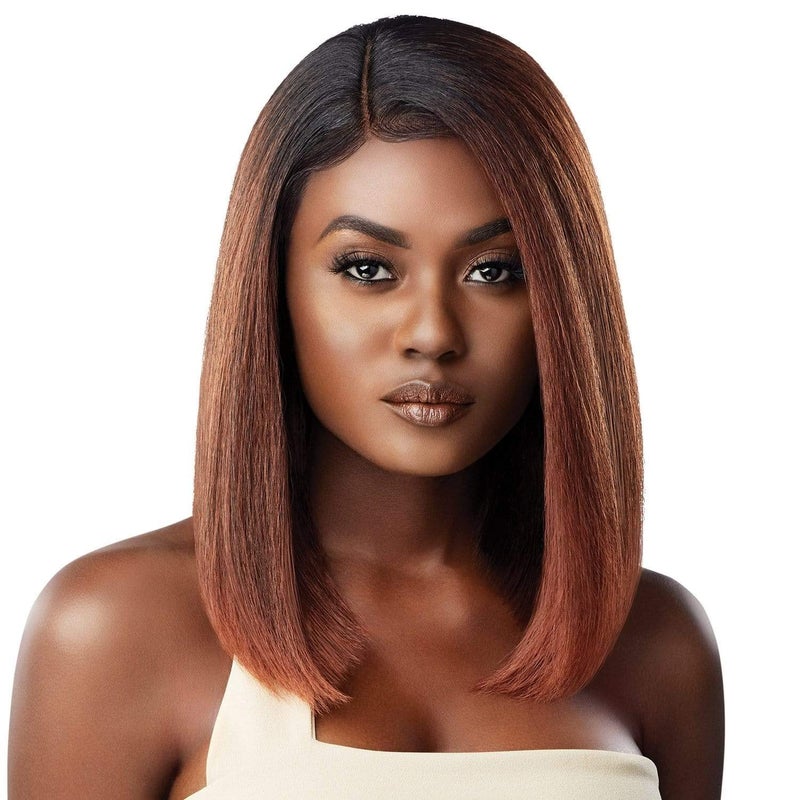 Outre Melted Hairline Synthetic HD Lace Front Wig  BREANNE DR2GINGERBROWN