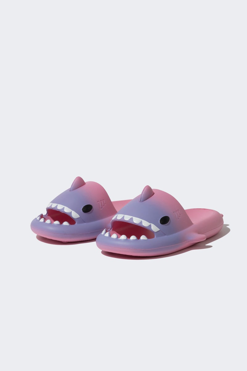 DeFacto Purple Girl Girl High Sole Shark Eva Slippers Casual - Image 1