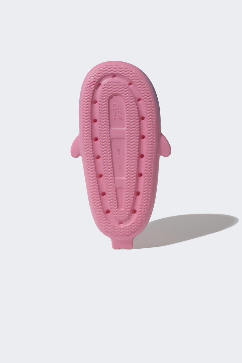 DeFacto Purple Girl Girl High Sole Shark Eva Slippers Casual - Image 5