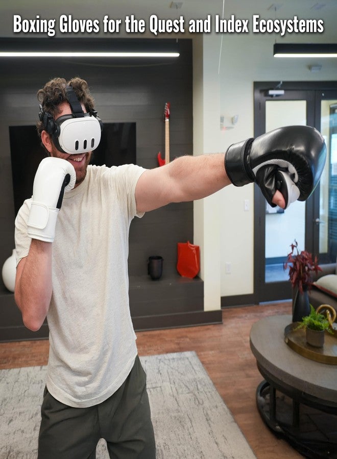 DeadEyeVR Ultimate Boxing Gloves - Updated Version and Improved Model VR Boxing Mitts Controller Accessory for Thrill of The Fight FitXR BoxVR - Rift S, Oculus Quest 2, Index - Image 2