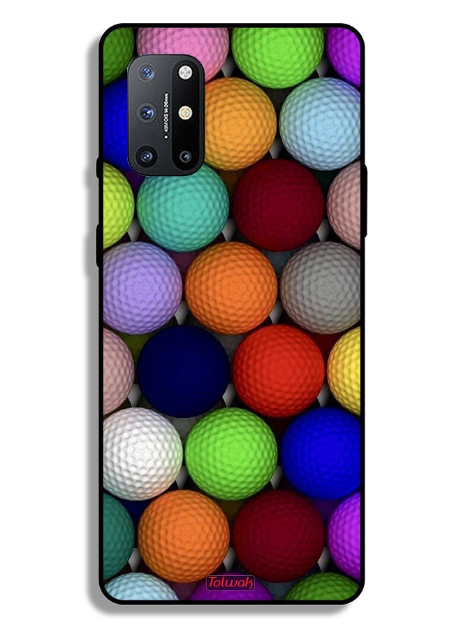 Tolwak OnePlus 8T Plus 5G Protective Case Cover Balls Abstract Art - Image 2