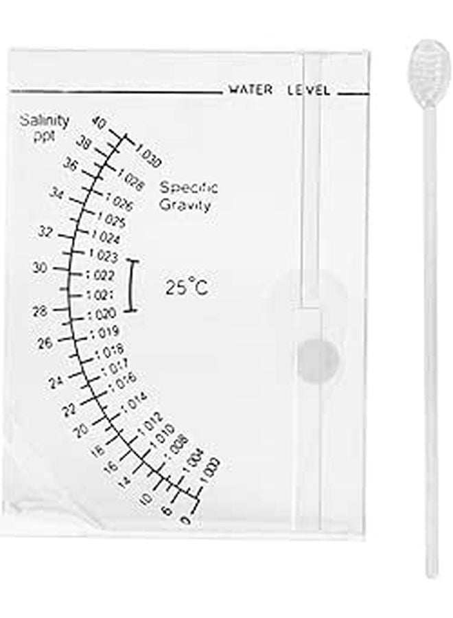 Seawater Salt Meter Hydrometer Square Shape Safe Water Level for Fish Tank Aquaculture - Image 1