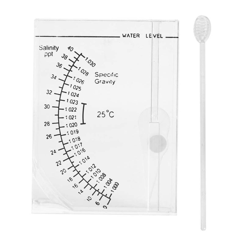 Seawater Salt Meter Hydrometer Square Shape Safe Water Level for Fish Tank Aquaculture - Image 2